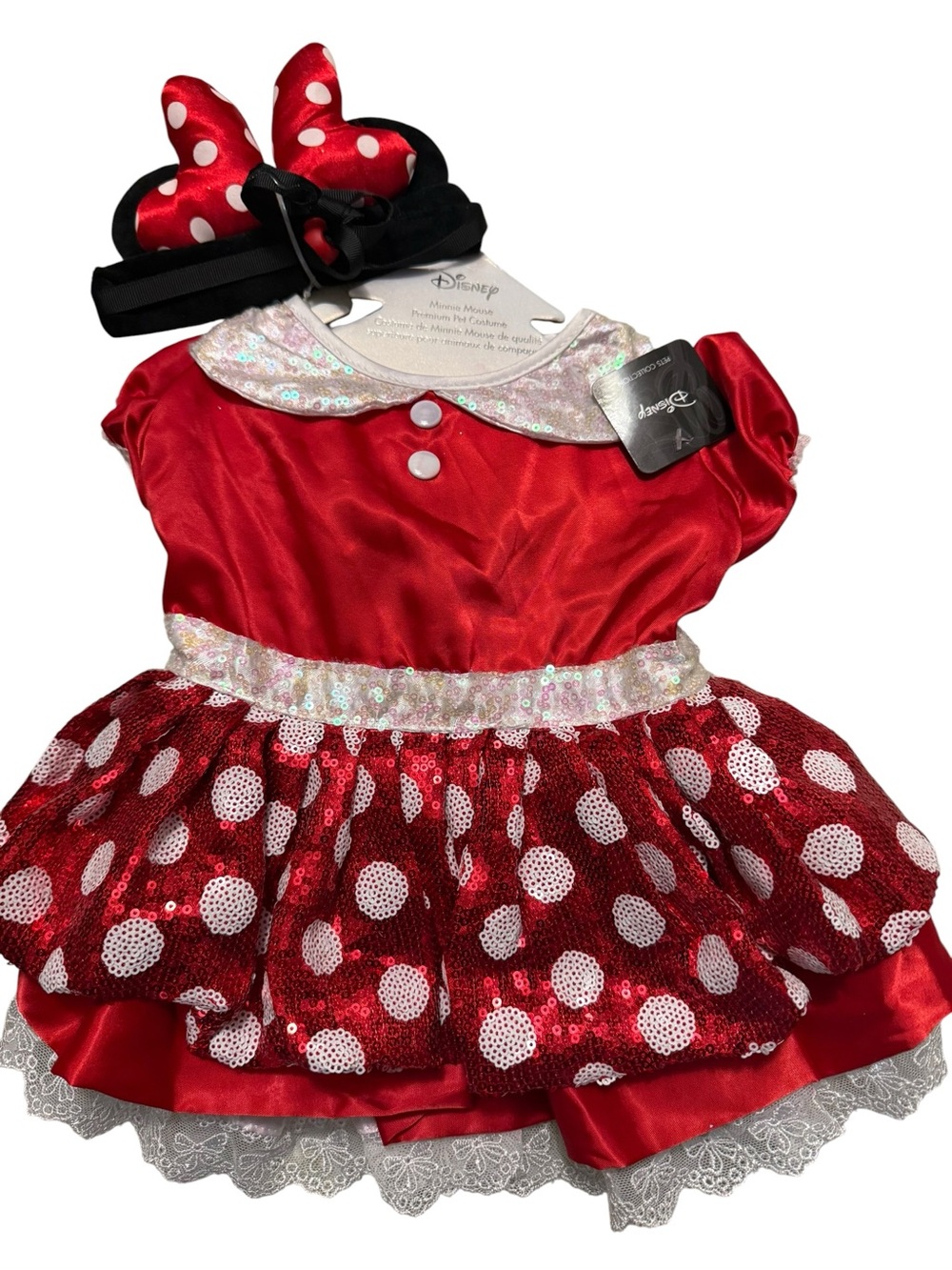 Disney Minnie Mouse Dog Costume Size M NWT - Picture 2 of 10